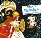 Couverture du livre « Ma pochette mythologie - cartes a gratter et a colorier » de Cathy Delanssay aux éditions Play Bac