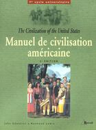 Couverture du livre « Manuel de civilisation americaine » de Ledru aux éditions Breal