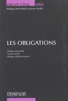 Couverture du livre « Droit civil les obligations » de Malaurie/Stoffel-Mun aux éditions Lgdj