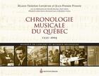 Couverture du livre « Chronologie de la musique » de Marie-Therese Le Febvre aux éditions Septentrion