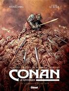 Couverture du livre « Conan le Cimmérien : la citadelle écarlate » de Etienne Le Roux et Luc Brunschwig aux éditions Glenat