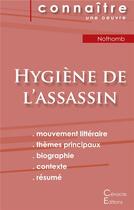 Couverture du livre « Hygiène de l'assassin, d'Amélie Nothomb » de  aux éditions Editions Du Cenacle