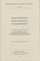 Couverture du livre « Rites et croyances dans les religions du monde romain » de  aux éditions Hardt