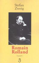 Couverture du livre « Romain Rolland » de Stefan Zweig aux éditions Belfond