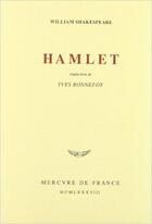 Couverture du livre « Hamlet » de William Shakespeare aux éditions Mercure De France