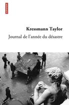 Couverture du livre « Journal de l'année du désastre » de Kathrine Kressmann Taylor aux éditions Autrement