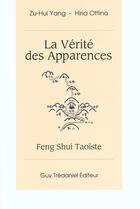 Couverture du livre « La verite des apparences » de  aux éditions Guy Trédaniel