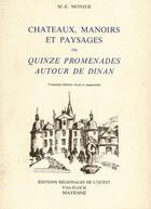 Couverture du livre « Quinze promenades autour de Dinan » de Me Monier aux éditions Regionales De L'ouest