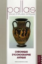 Couverture du livre « Revue Pallas ; iconographie antique » de Christian Rico aux éditions Pu Du Midi