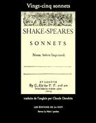 Couverture du livre « Vingt-cinq sonnets » de William Shakespeare aux éditions De La Nuit