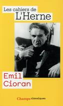 Couverture du livre « Emil Cioran » de  aux éditions Flammarion