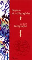 Couverture du livre « Sagesse et calligraphies » de Salih aux éditions Riveneuve