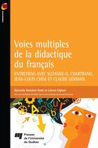 Couverture du livre « Voies multiples de la didactique du francais » de Hamdani/Elghazi aux éditions Presses De L'universite Du Quebec