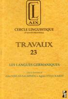 Couverture du livre « Langues germaniques » de Aino Niklas-Salminen et Agnes Steuckardt aux éditions Pu De Provence