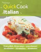 Couverture du livre « Hamlyn QuickCook: Italian » de Joy Skipper aux éditions Octopus Digital