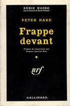 Couverture du livre « Frappe devant » de Rabe Peter aux éditions Gallimard