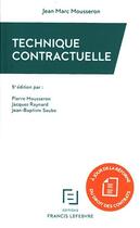 Couverture du livre « Technique contractuelle » de  aux éditions Lefebvre