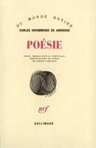Couverture du livre « Poesie » de Carlos Drummond De Andrade aux éditions Gallimard