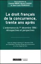 Couverture du livre « Le droit français de la concurrence, trente ans après » de  aux éditions Lgdj