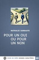 Couverture du livre « Pour un oui ou pour un non » de Nathalie Sarraute aux éditions Voir De Pres