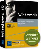 Couverture du livre « Windows 10 ; coffret de 2 livres : installation, configuration et sécurité » de Freddy Elmaleh et Philippe Paiola aux éditions Eni