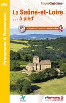 Couverture du livre « La Saône-et-Loire... à pied » de  aux éditions Ffrp