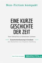 Couverture du livre « Eine kurze Geschichte der Zeit. Zusammenfassung & Analyse des Bestsellers von Stephen Hawking » de 50minuten.De aux éditions 50minuten.de