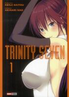 Couverture du livre « Trinity Seven Tome 1 » de Kenji Saito et Akinari Nao aux éditions Panini