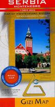 Couverture du livre « Serbia/kosovo/montenegro 1/500.000 » de  aux éditions Gizimap