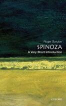 Couverture du livre « Spinoza: A Very Short Introduction » de Roger Scruton aux éditions Oup Oxford