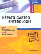 Couverture du livre « Hepato-gastro-enterologie » de Balian/Naveau aux éditions Elsevier-masson