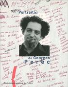 Couverture du livre « Portraits de Georges Perec » de Paulette Perec aux éditions Bnf Editions