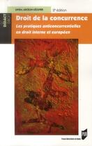 Couverture du livre « Droit de la concurrence » de Linda Arcelin-Lecuyer aux éditions Pu De Rennes