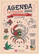Couverture du livre « Agenda tatouage : 52 semaines à colorier » de Nicolas Galkowski aux éditions Creapassions.com