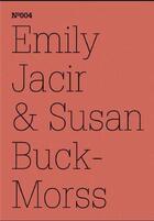 Couverture du livre « Documenta 13 vol 04 emily jacir susan buck morss /anglais/allemand » de Documenta aux éditions Hatje Cantz