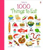 Couverture du livre « 1000 things to eat » de Hannah Wood aux éditions Usborne