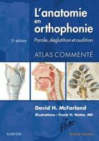 Couverture du livre « L'anatomie en orthophonie » de David Mcfarland aux éditions Elsevier-masson