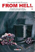Couverture du livre « From hell, une autopsie de Jack l'Éventreur Tome 2 » de Alan Moore et Eddie Campbell aux éditions Delcourt