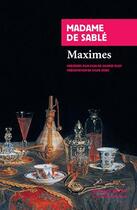 Couverture du livre « Maximes » de Madame De Sable aux éditions Rivages