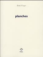 Couverture du livre « Planches » de Remi Froger aux éditions P.o.l