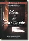 Couverture du livre « Éloge de saint Benoît » de Basil Hume aux éditions Solesmes