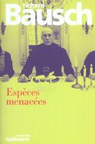 Couverture du livre « Especes menacees » de Richard Bausch aux éditions Gallimard