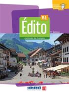 Couverture du livre « Edito b1 - 3eme edition - livre + didierfle.app » de  aux éditions Didier