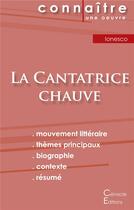 Couverture du livre « La cantatrice chauve, d'Eugène Ionesco » de  aux éditions Editions Du Cenacle