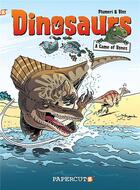 Couverture du livre « Dinosaurs : a game of bones ! » de Arnaud Plumeri et Bloz aux éditions Bamboo