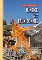 Couverture du livre « Il neige aux Eaux-Bonnes » de Louis Le Bondidier aux éditions Editions Des Regionalismes