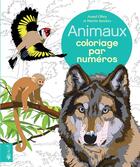 Couverture du livre « Coloriage par numéros : animaux ; coloriage par numéros » de Martin Sanders et Arpad Olbey aux éditions Bravo