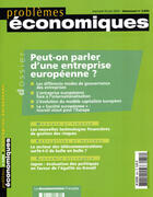 Couverture du livre « Peut-on parler d'une entreprise europeenne ? » de  aux éditions Documentation Francaise