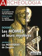 Couverture du livre « Archeologia n 581 les momies de l'antitquite - novembre 2019 » de  aux éditions Archeologia