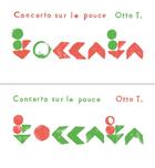 Couverture du livre « Toccata, concerto sur le pouce » de Otto T. aux éditions Editions Flblb